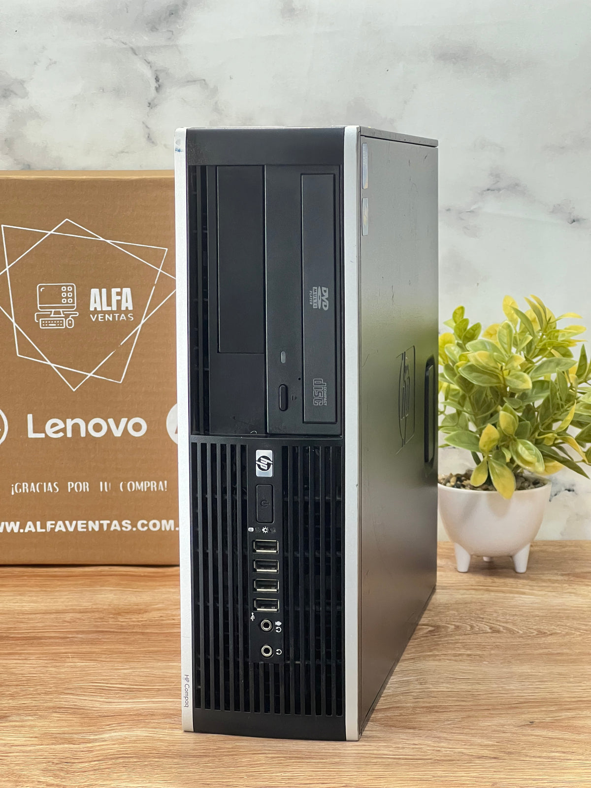 CPU Hp Compaq 6000 SFF Core 2 Duo SSD 240GB RAM 8GB DDR3 Windows 10