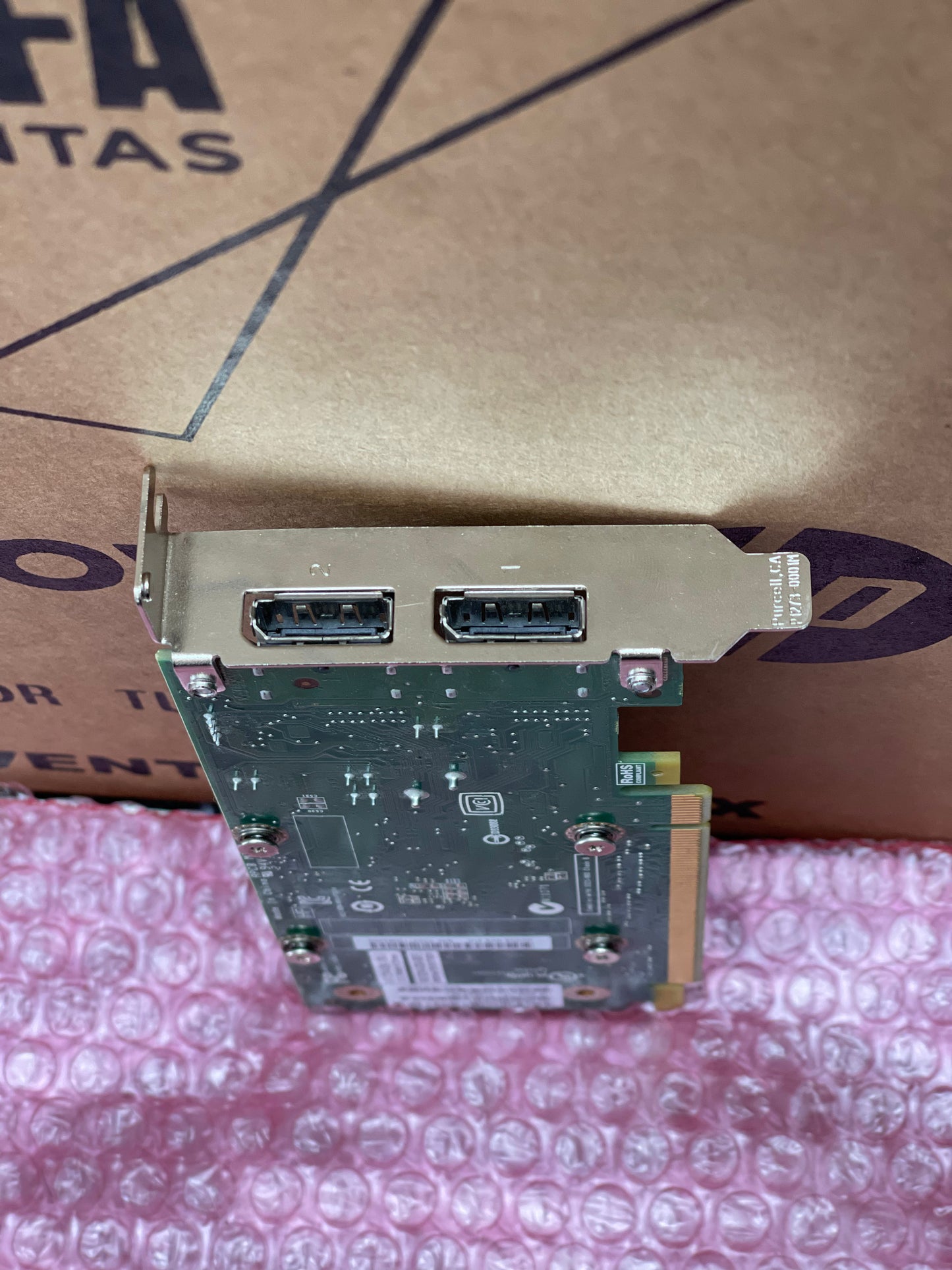 Tarjeta Gráfica NVIDIA NVS 310 512mb bajo perfil, DisplayPort x2