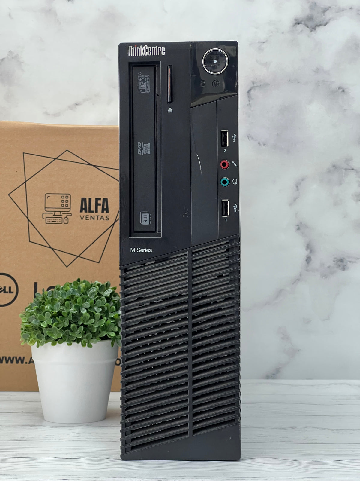 CPU Lenovo ThinkCentre M81 Core i3 2da Gen SSD 480GB RAM 8GB DDR3 W10, Tarjeta gráfica 1GB