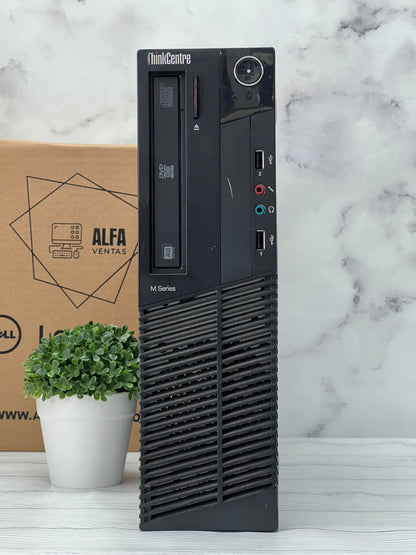 CPU Lenovo ThinkCentre M81 Core i3 2da Gen SSD 480GB RAM 8GB DDR3 W10, Tarjeta gráfica 1GB