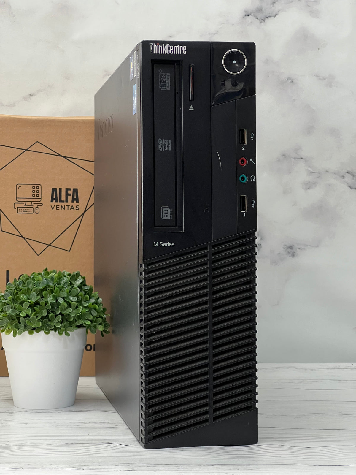 CPU Lenovo ThinkCentre M81 Core i3 2da Gen SSD 480GB RAM 8GB DDR3 W10, Tarjeta gráfica 1GB