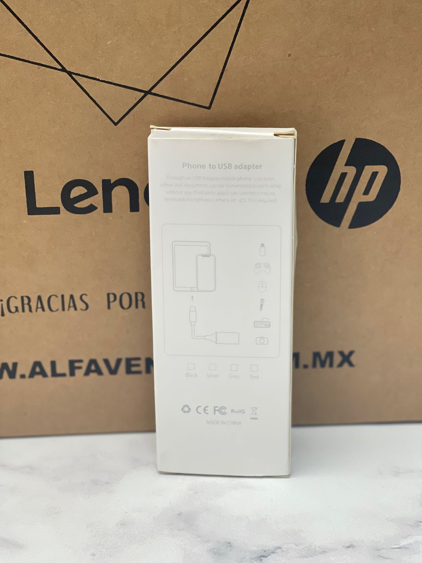 Adaptador de cámara Lightning a USB