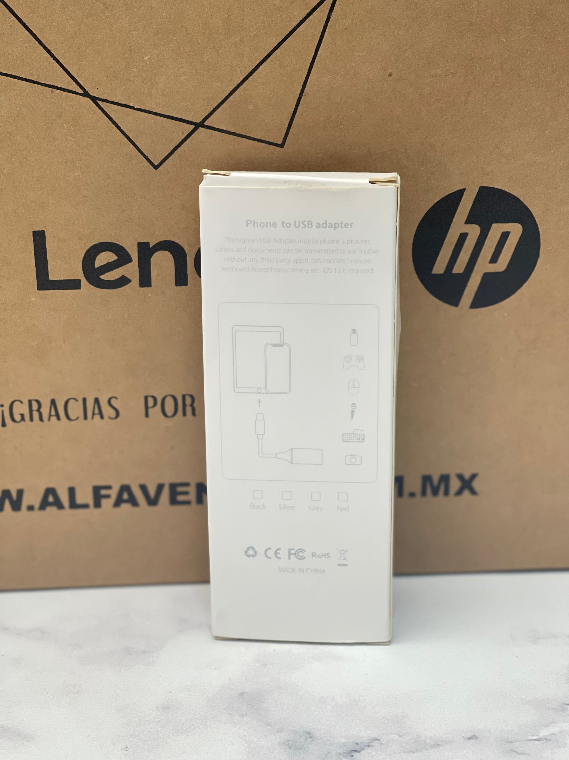Adaptador de cámara Lightning a USB