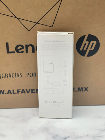 Adaptador de cámara Lightning a USB