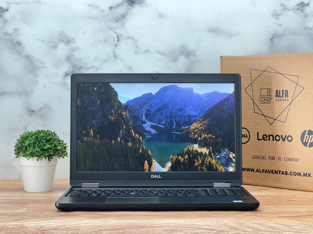 Laptop Dell Precision 3520 Core i7 7ma gen SSD 480GB 16GB RAM Pantalla 15.6" QUADRO M620 2GB Clase B