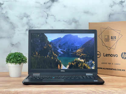 Laptop Dell Precision 3520 Core i7 7ma gen SSD 480GB 16GB RAM Pantalla 15.6" QUADRO M620 2GB Clase B
