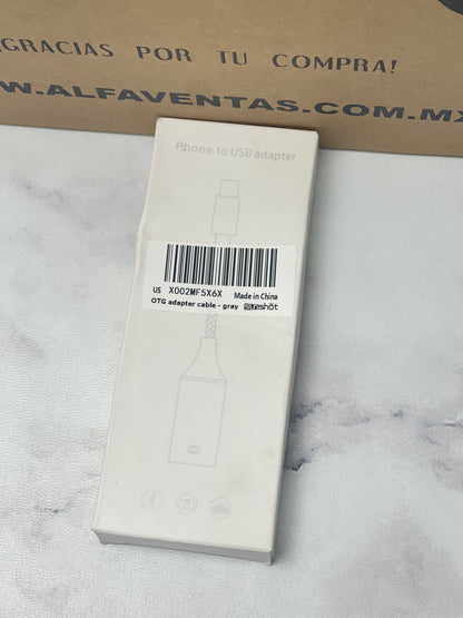 Adaptador de cámara Lightning a USB