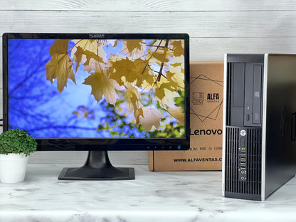 Computadora HP Compaq 6000 Core 2 duo SSD 120GB RAM 8GB  Monitor 22"