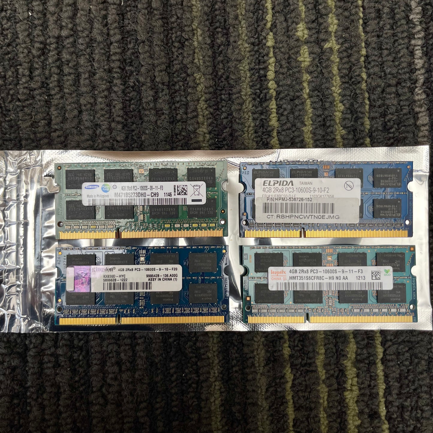 Memoria RAM DDR3 4GB 1333Mhz Sodimm Laptop y AIO