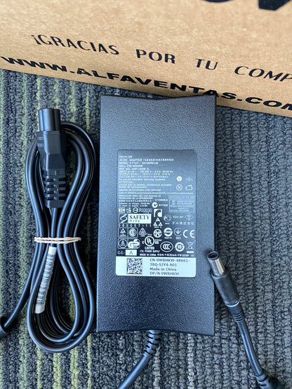 Cargador Dell 130W Original – 19.5V 6.7A | Pin Central | Adaptador de Corriente