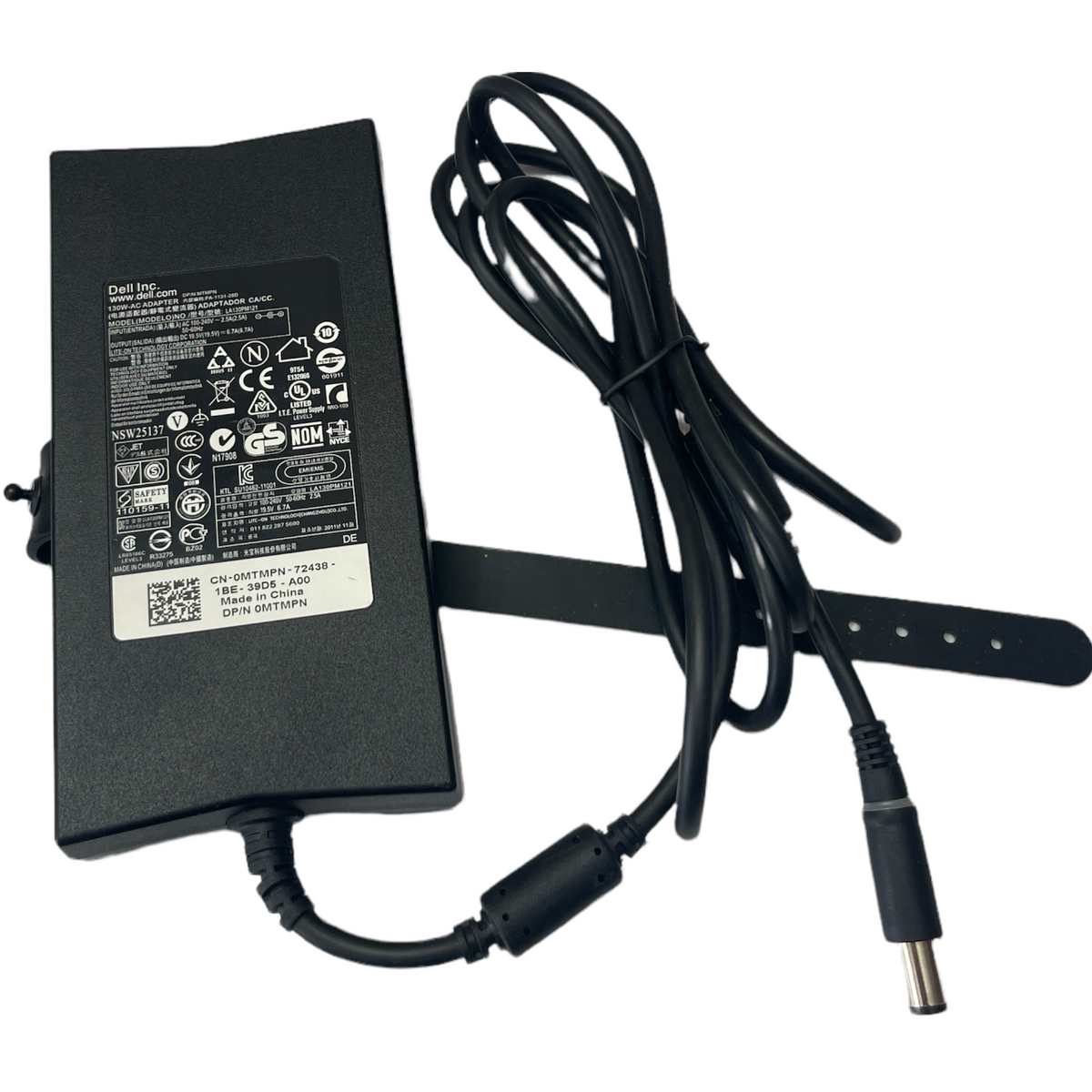 Cargador Dell 130W Original – 19.5V 6.7A | Pin Central | Adaptador de Corriente