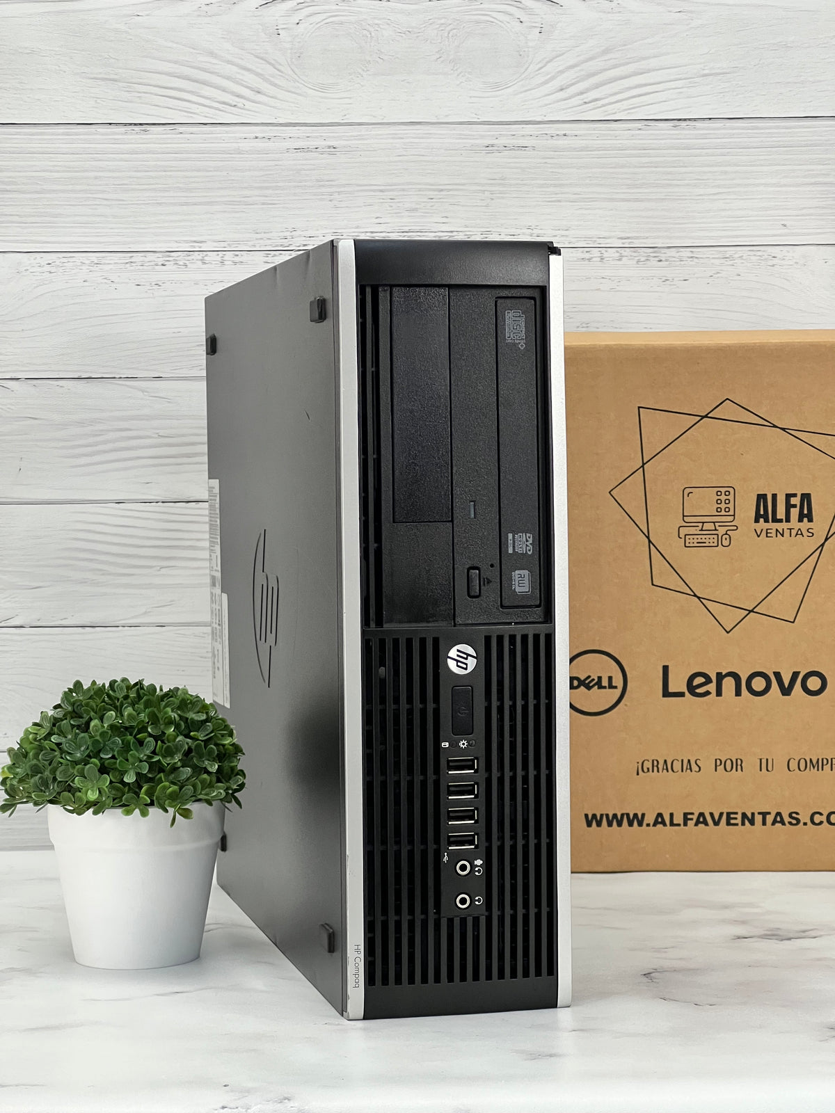 CPU HP compaq 8200/6200 SFF Core i5 2da Gen SSD 240GB RAM 16GB Windows 10