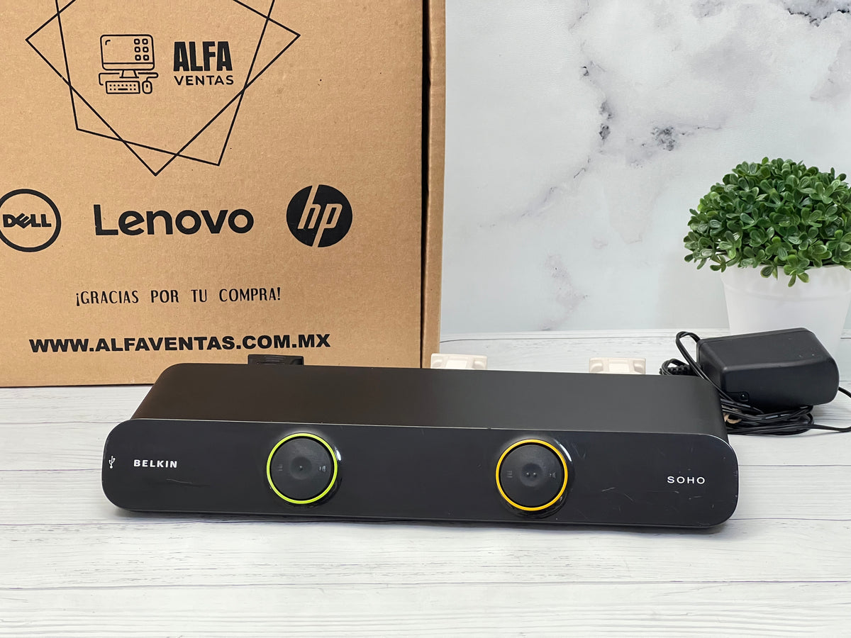 Switch / Conmutador Belkin KVM SOHO F1DD102L | 2 Puertos | USB | DVI | Multiplataforma