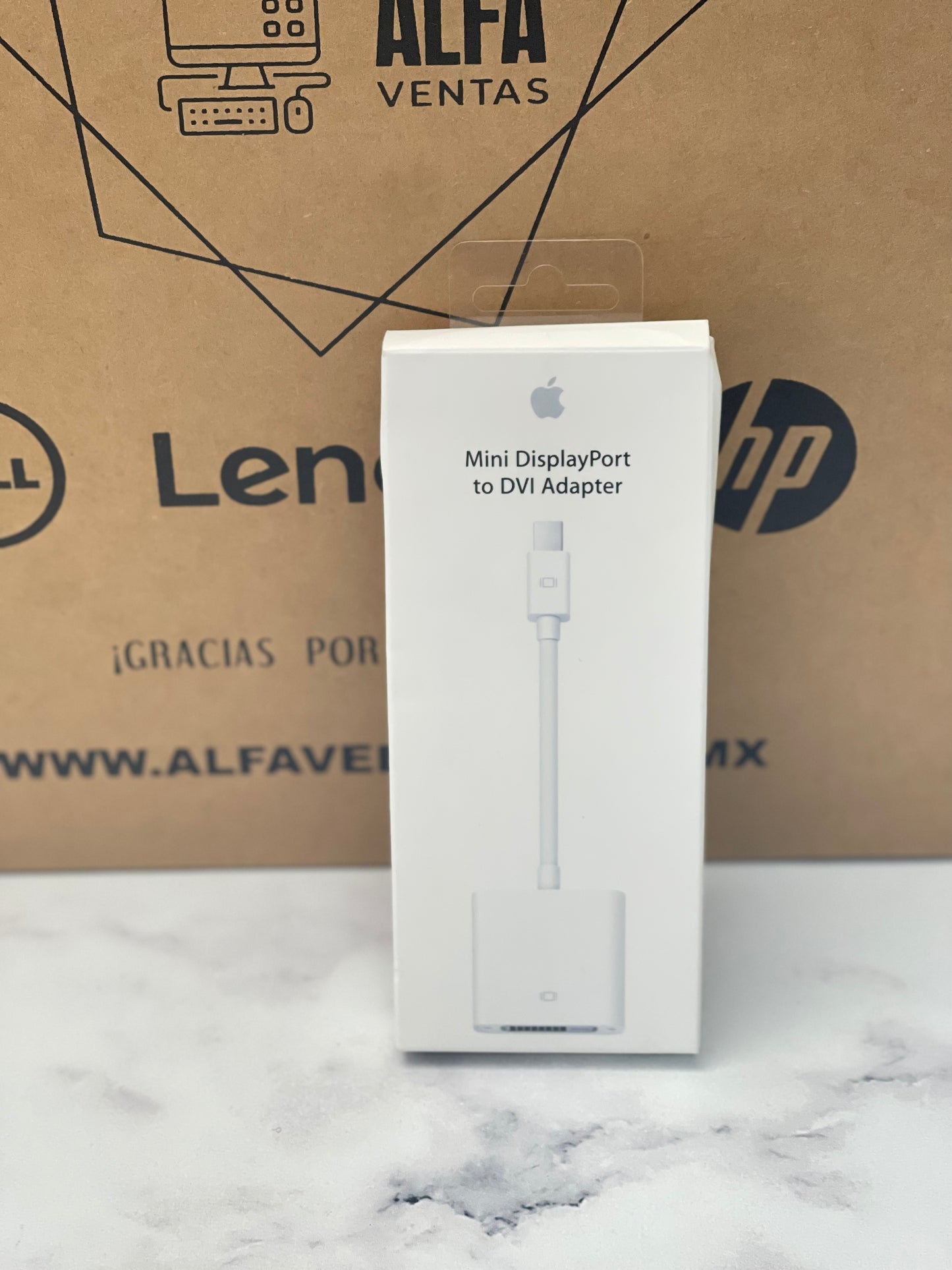 Adaptador de Mini DisplayPort a DVI Apple MB570Z/B Orginal