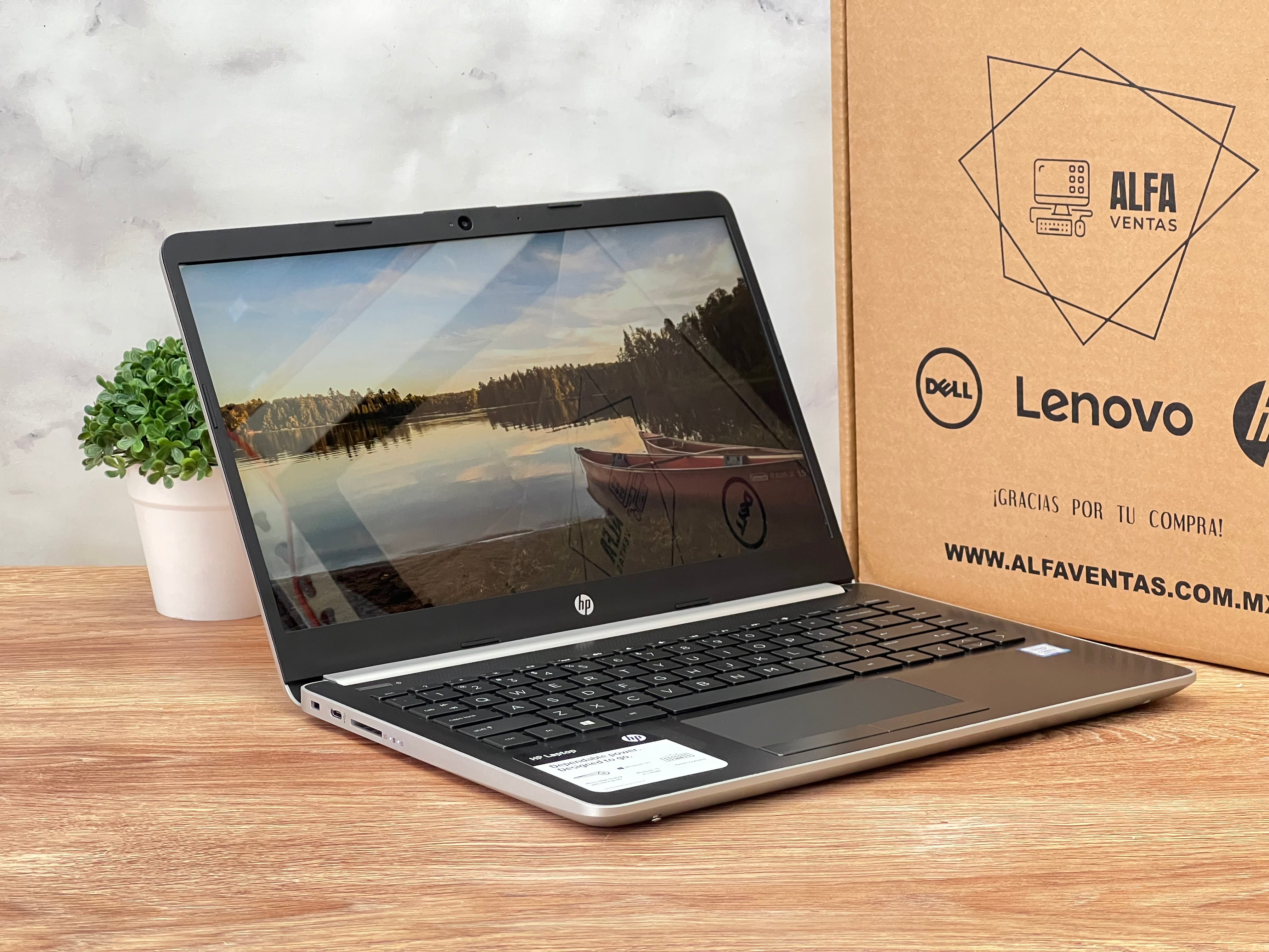 Laptop Hp Notebook 14 Core I3 8va Gen Ssd 250gb Ram 8gb Ddr4 W10 Pant Alfa Ventas 6395