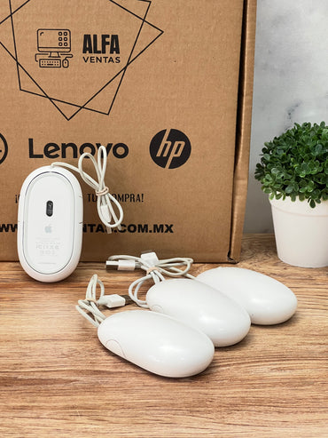 Apple Mighty Mouse A1152  Original  USB Alámbrico 4 Botones + Scroll 360°