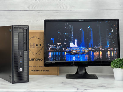 Computadora HP EliteDesk 600/800 G1 Core i5 4ta gen SSD 480GB RAM 16GB Windows, Monitor 22"