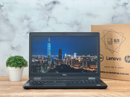 Laptop Dell Precision 3520 Core i7 7ma gen SSD 480GB 16GB RAM Pantalla 15.6" QUADRO M620 2GB Clase B