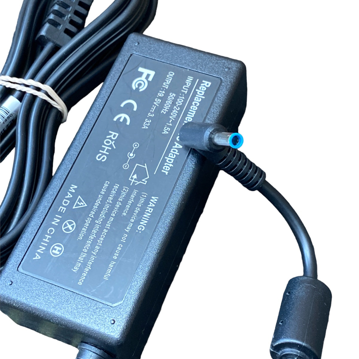 Cargador Compatible HP 65W – 19.5V 3.33A | Punta Azul 4.5 × 3.0 mm