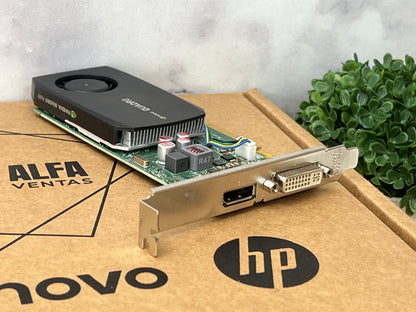 Tarjeta Gráfica 1GB NVIDIA Quadro K600- ALTO PERFIL, DVI, DisplayPort