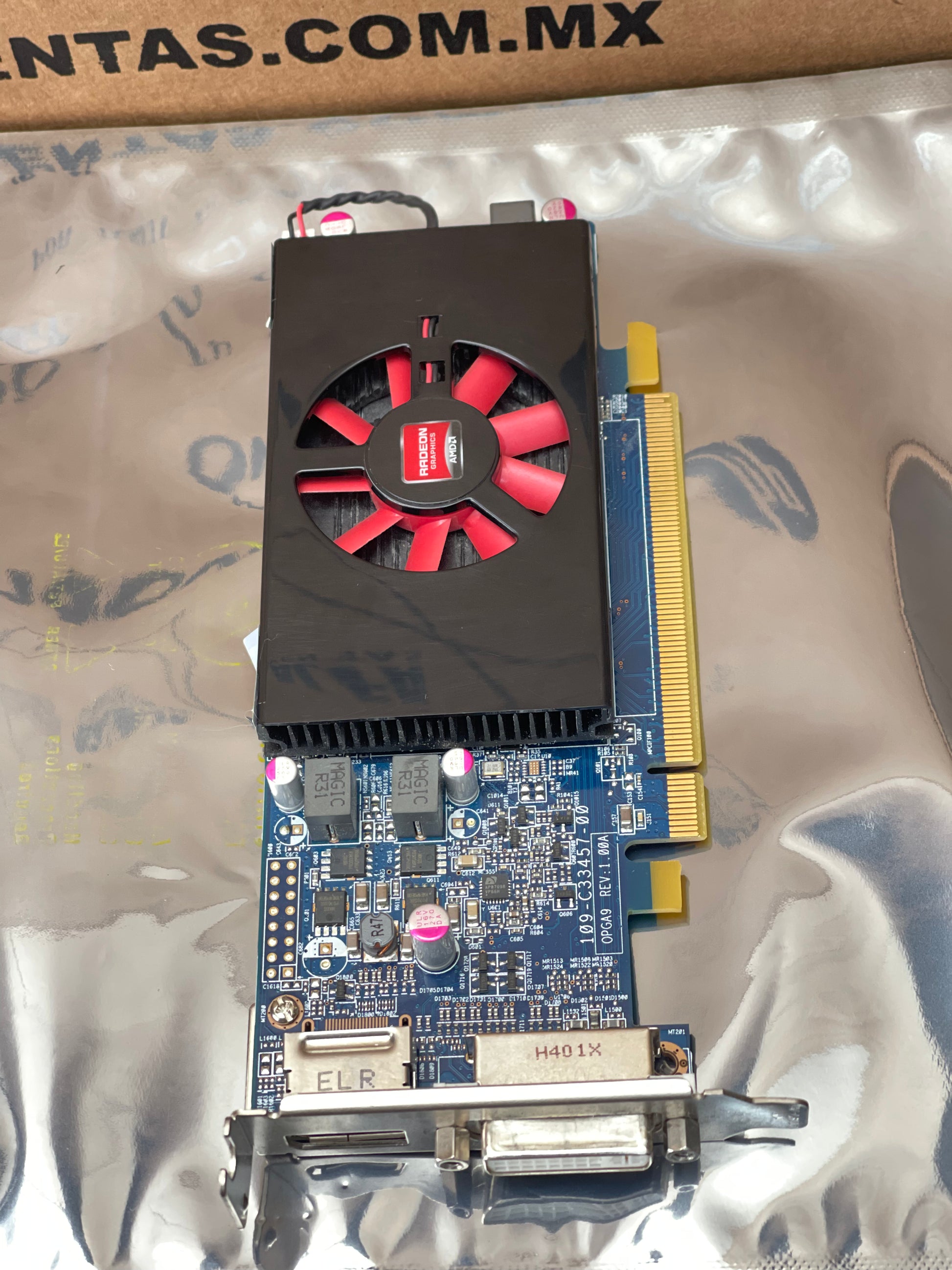 Tarjeta Gráfica AMD Radeon HD 7500 Series 1GB bajo perfil, DisplayPort-DVI