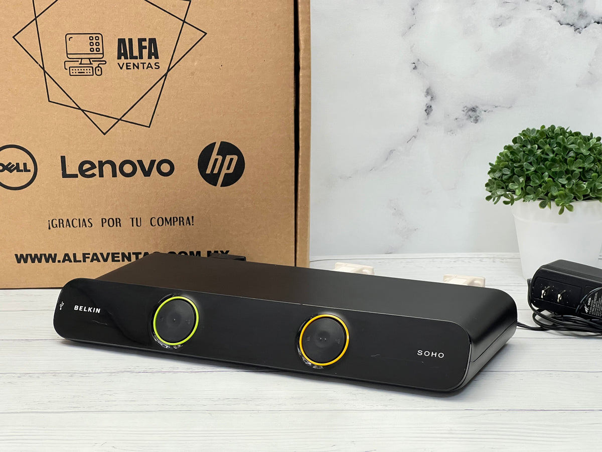 Switch / Conmutador Belkin KVM SOHO F1DD102L | 2 Puertos | USB | DVI | Multiplataforma