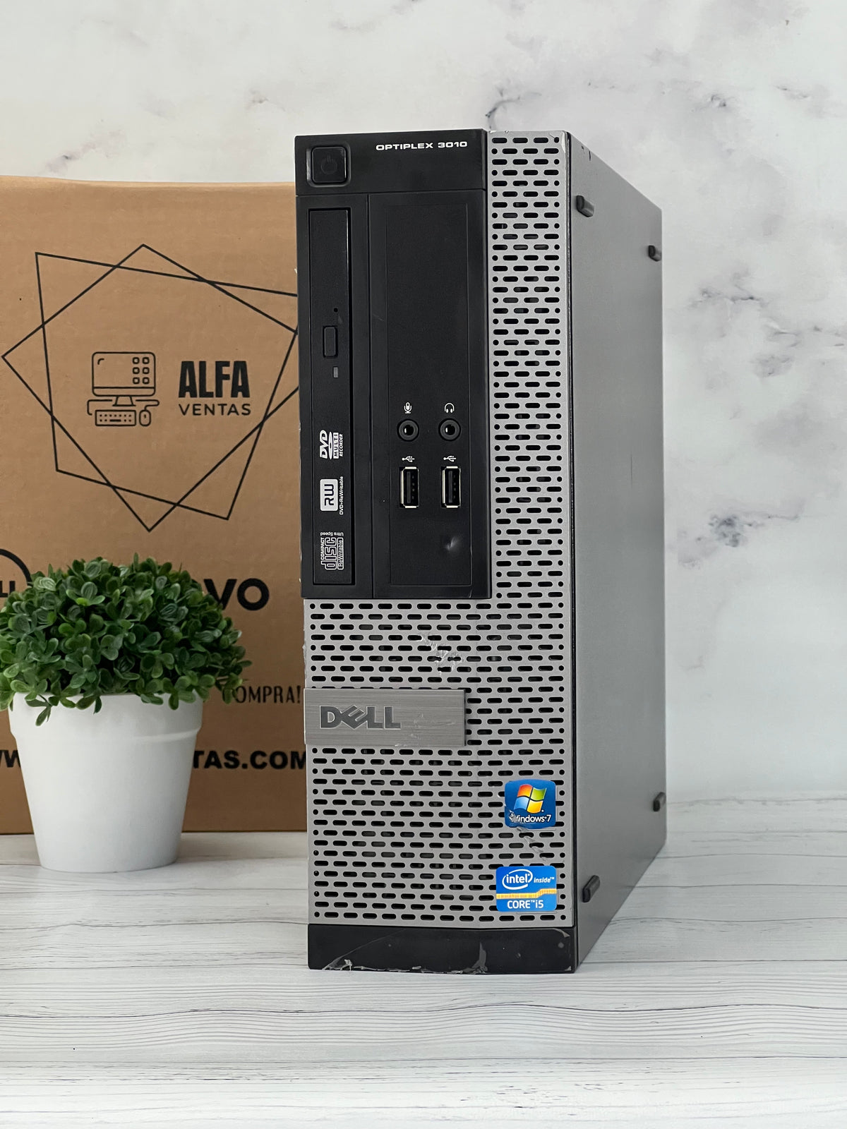 CPU Dell Optiplex 3010 Core i5 3ra Gen SSD 256GB RAM 8GB DDR3 W10