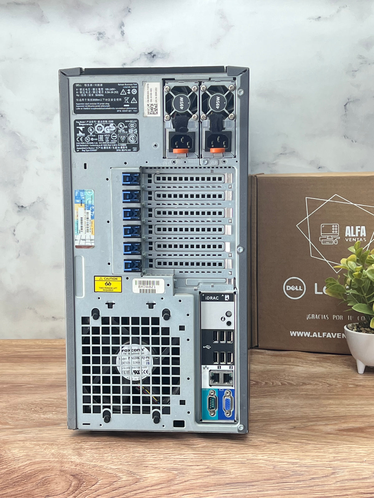 Servidor Dell PowerEdge T320 Torre Xeon E5-2420 v2 2.20GHz | 16GB RAM | SSD 800GB