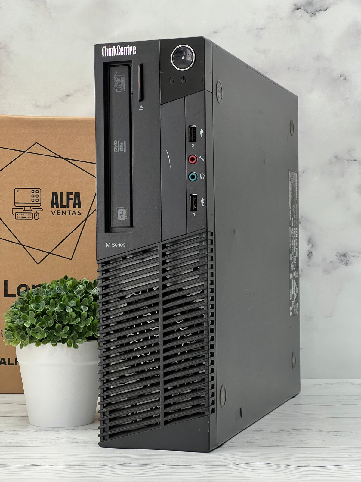 CPU Lenovo ThinkCentre M81 Core i3 2da Gen SSD 480GB RAM 8GB DDR3 W10, Tarjeta gráfica 1GB