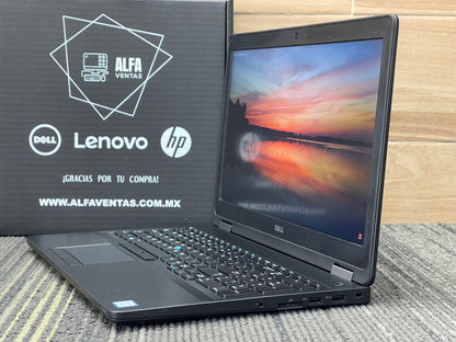 Laptop Dell Precision 3520 Core i7 7ma gen SSD 480GB 16GB RAM Pantalla 15.6" QUADRO M620 2GB Clase B