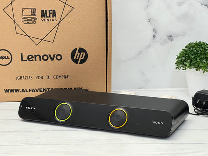 Switch / Conmutador Belkin KVM SOHO F1DD102L | 2 Puertos | USB | DVI | Multiplataforma