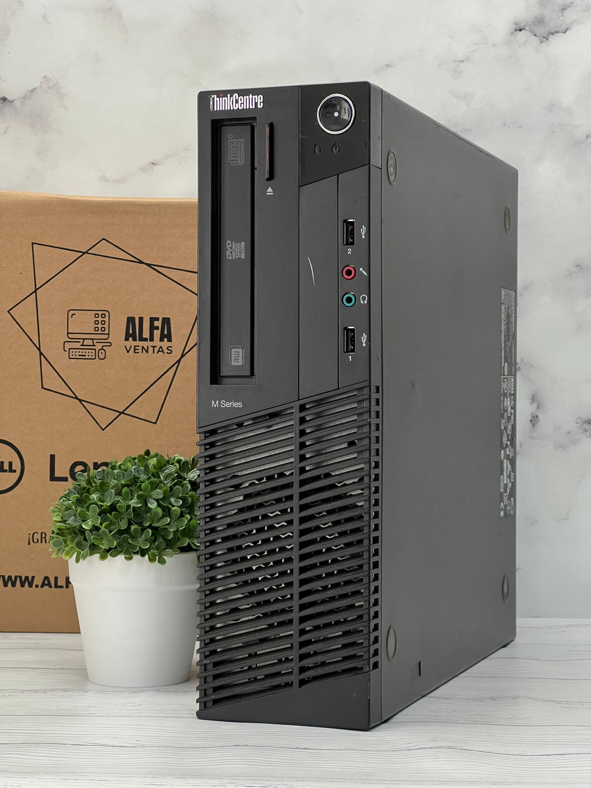 CPU Lenovo ThinkCentre M81 Core i3 2da Gen SSD 480GB RAM 8GB DDR3 W10, Tarjeta gráfica 1GB