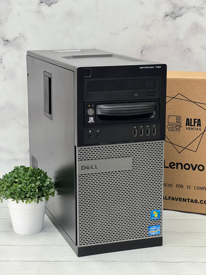 CPU Dell Optiplex 790 Torre | Core i7 2da Gen | SSD 480GB | RAM 8GB DDR3 |TARJETA GRAFICA 2GB