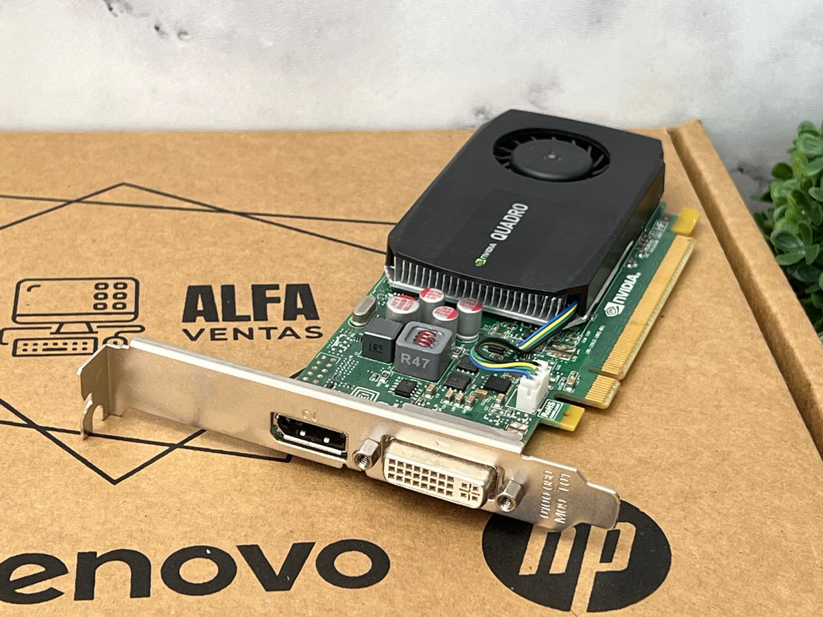 Tarjeta Gráfica 1GB NVIDIA Quadro K600- ALTO PERFIL, DVI, DisplayPort