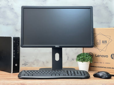 Computadora Hp Compaq Elite 8300 USFF Core i5 3era gen SSD 250GB 16GB RAM Monitor 22"