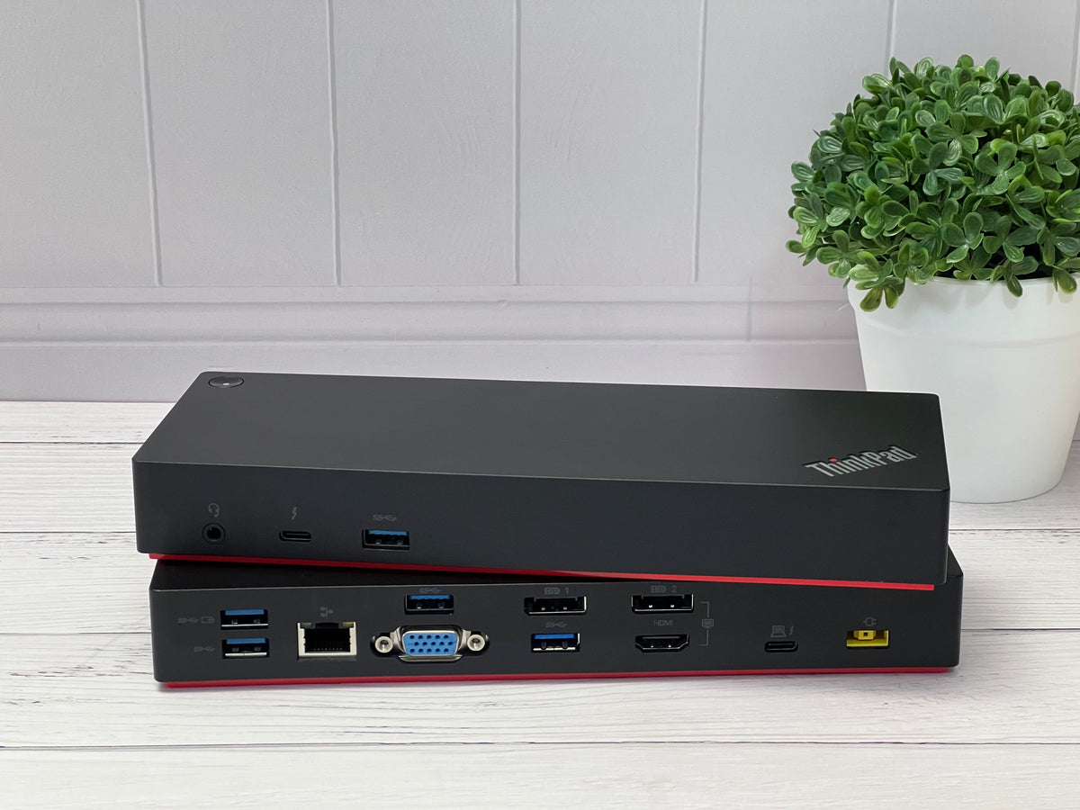DockStation Lenovo ThinkPad Thunderbolt 3 - 13 puertos con tecnología Intel Thunderbolt™ a través de un puerto USB Type-C TM